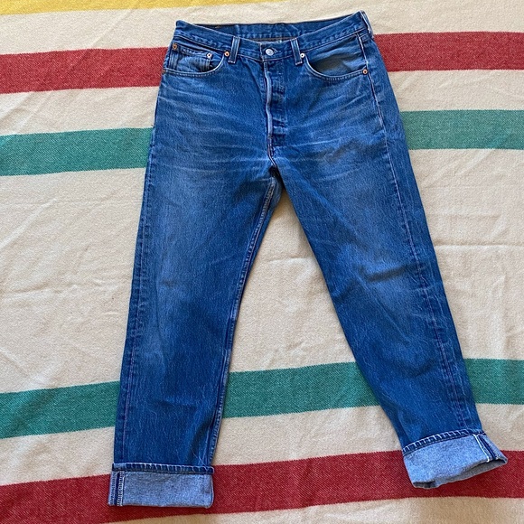 VTG 90’s LEVIS 501xx JEANS - Picture 5 of 9